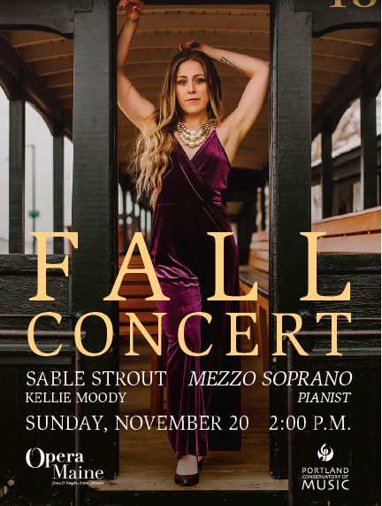 Opera Maine Concert with mezzo soprano Sable Strout & pianist Kellie Moody