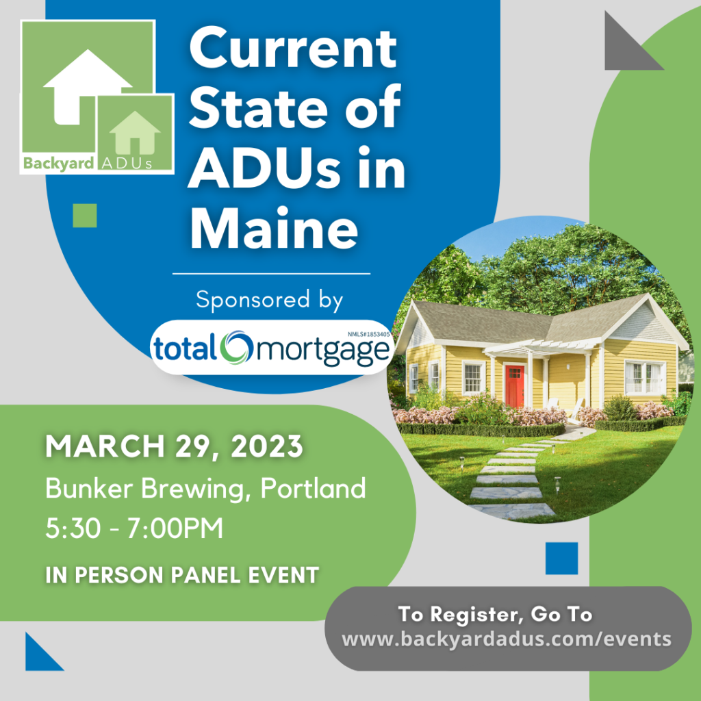 The Current State of ADUs in Maine